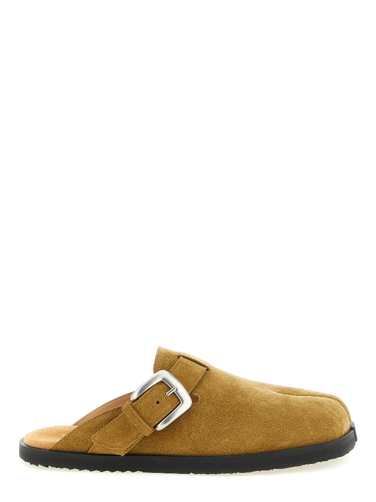 Brown Calfskin Mules