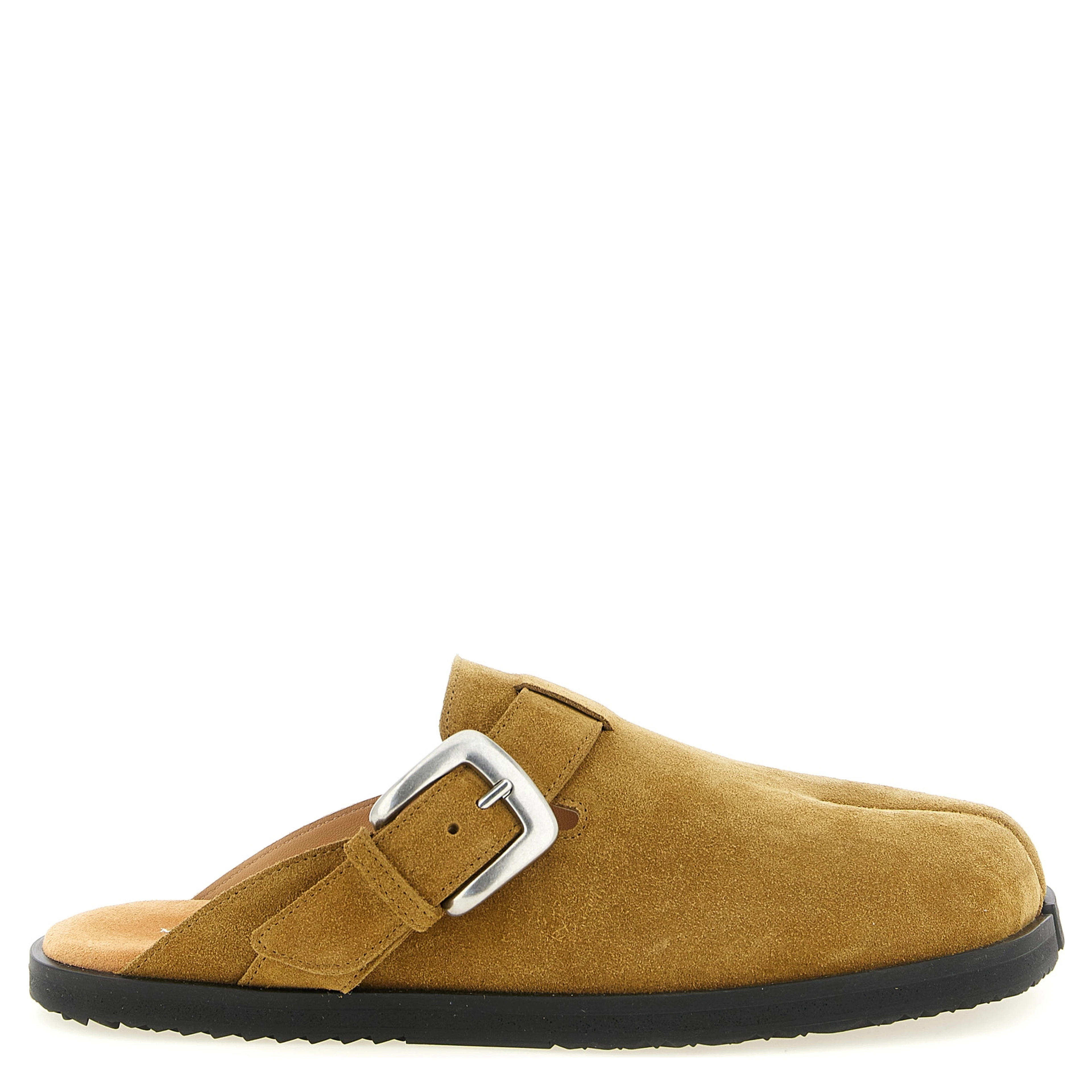 Brown Calfskin Mules