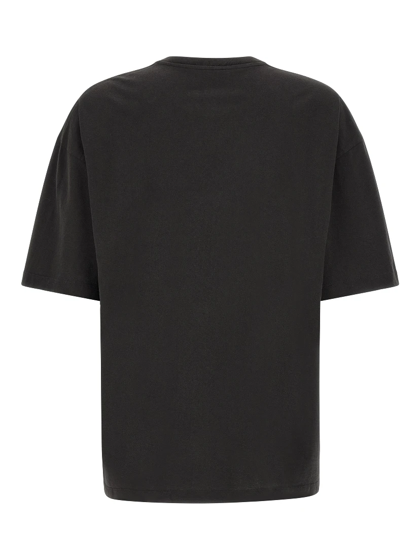 Black Cotton Long Sleeve T-Shirt