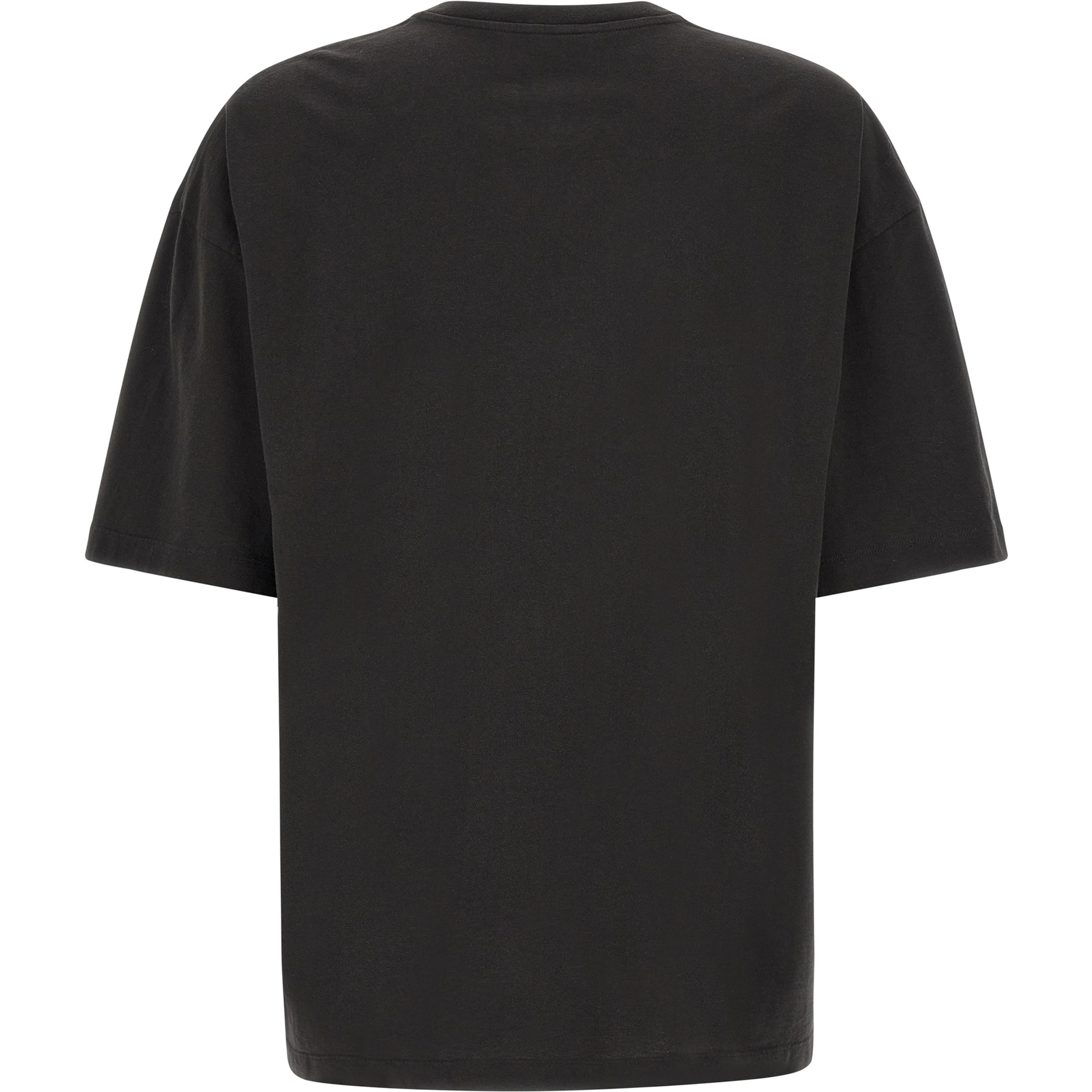 Black Cotton Long Sleeve T-Shirt