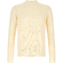 White Virgin Wool Cardigan