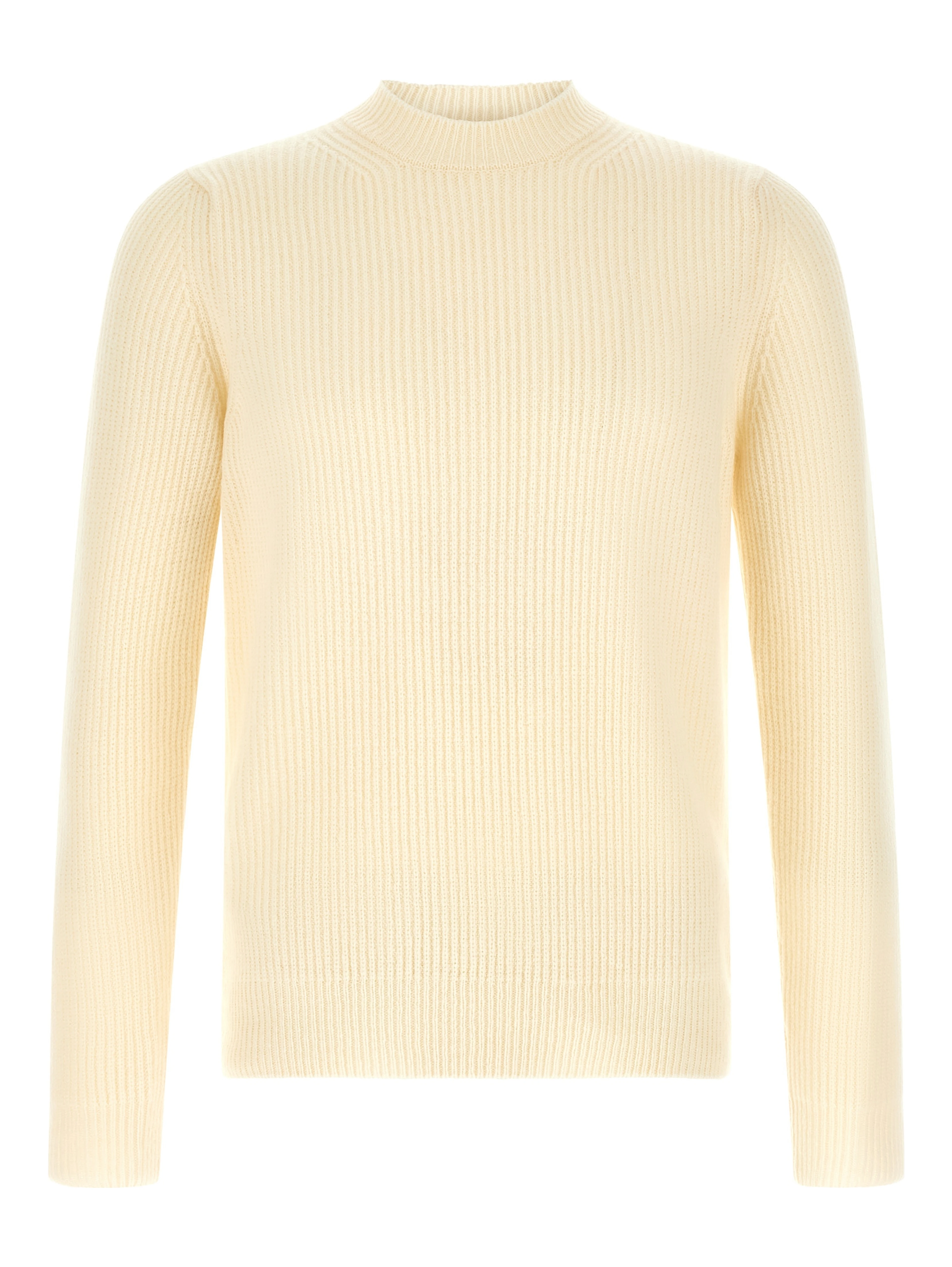 White Virgin Wool Cardigan
