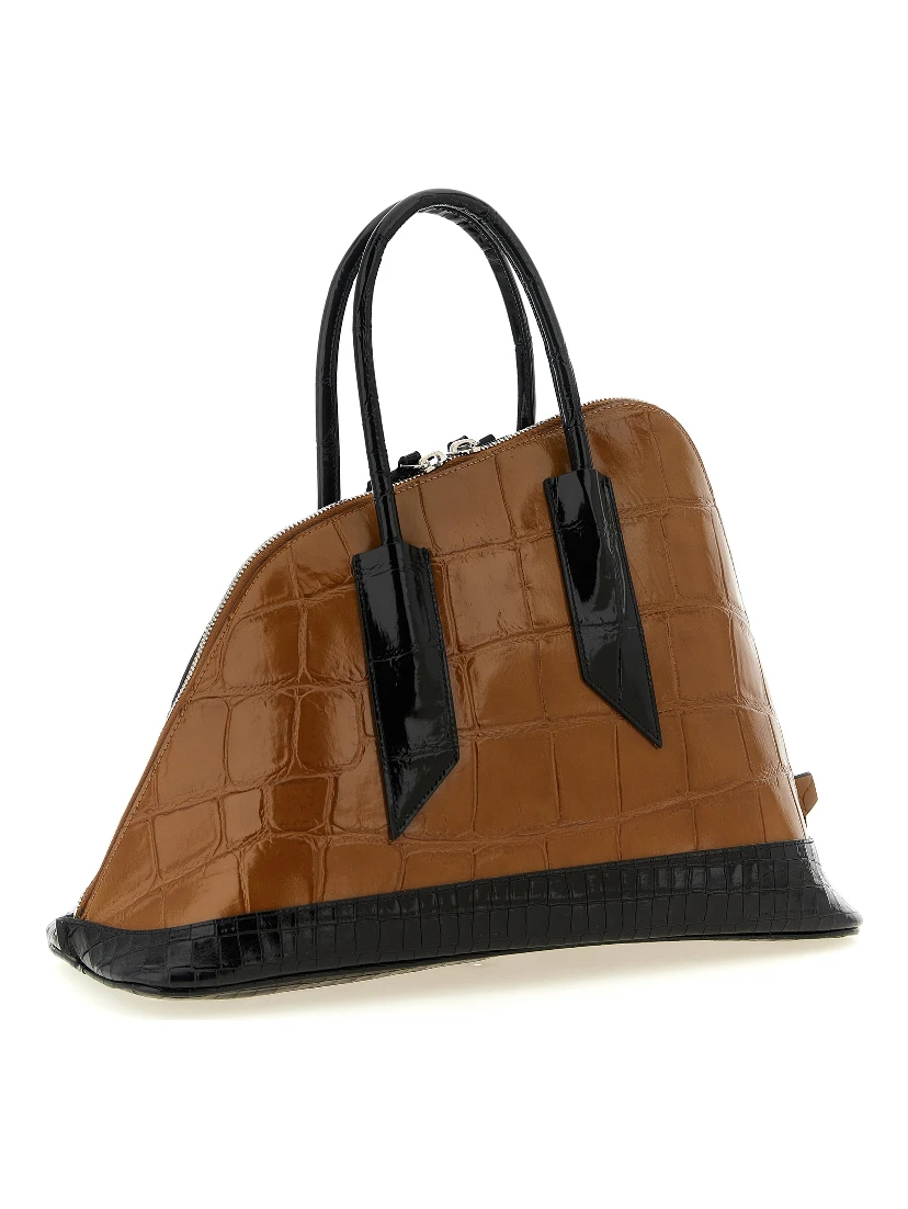 Brown Calf Leather Bos Taurus Handbag