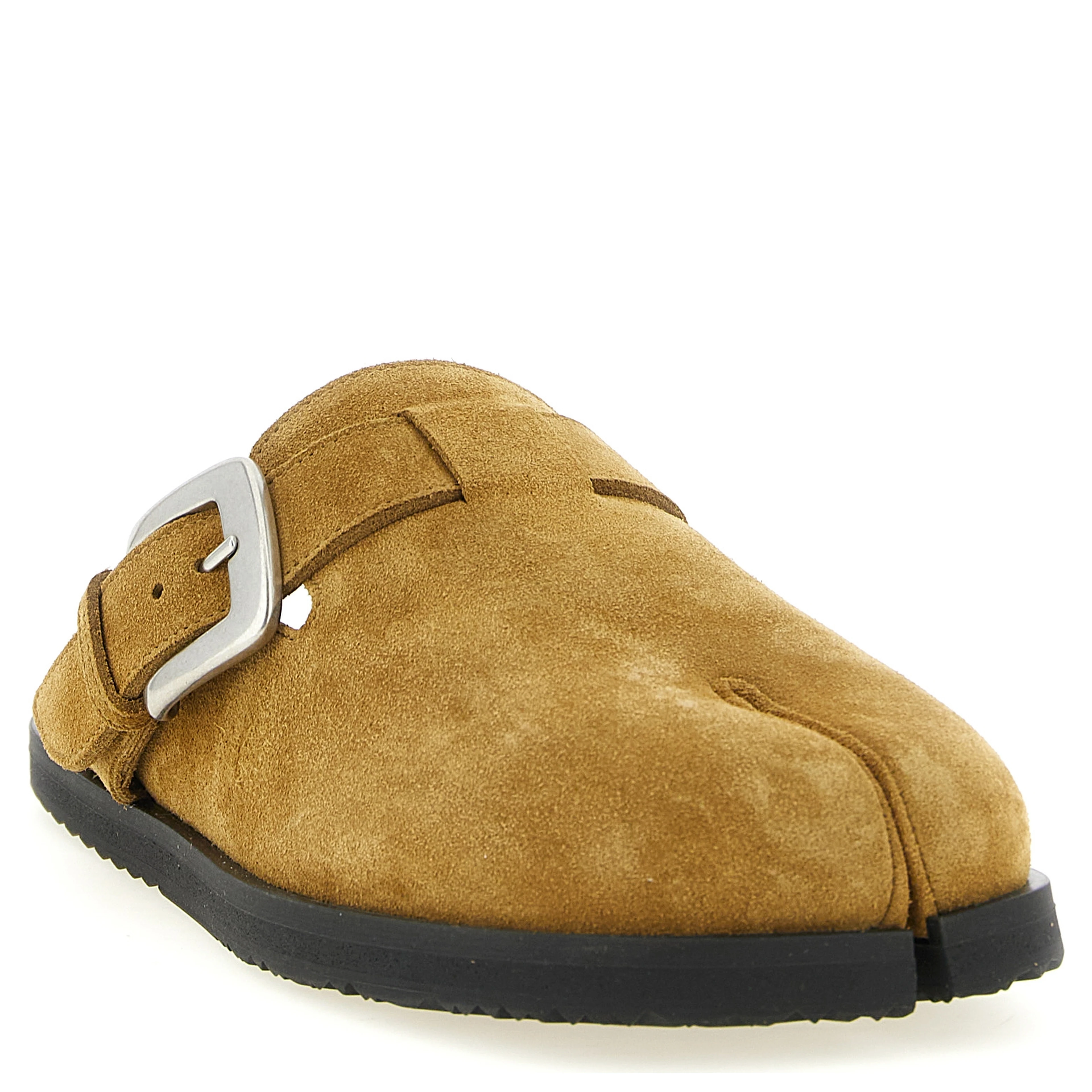 Brown Calfskin Mules
