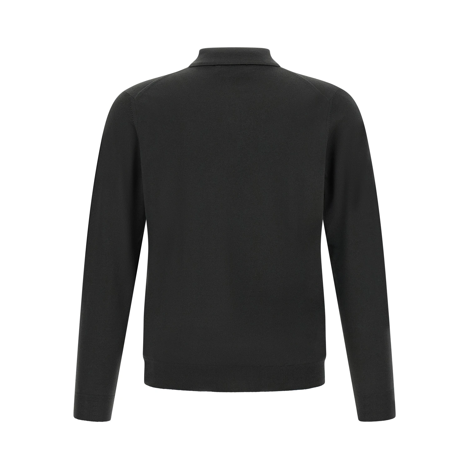 Bicolor Virgin Wool Polo Shirt