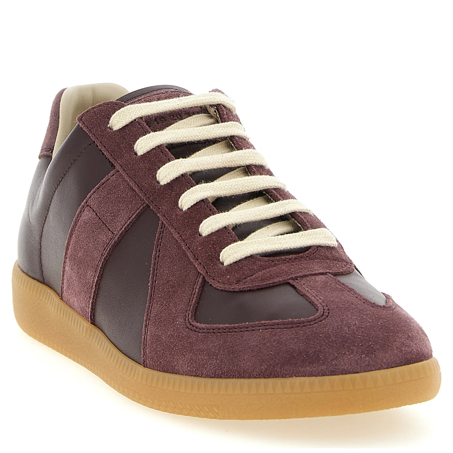 Bordeaux Calfskin Low Top Sneakers