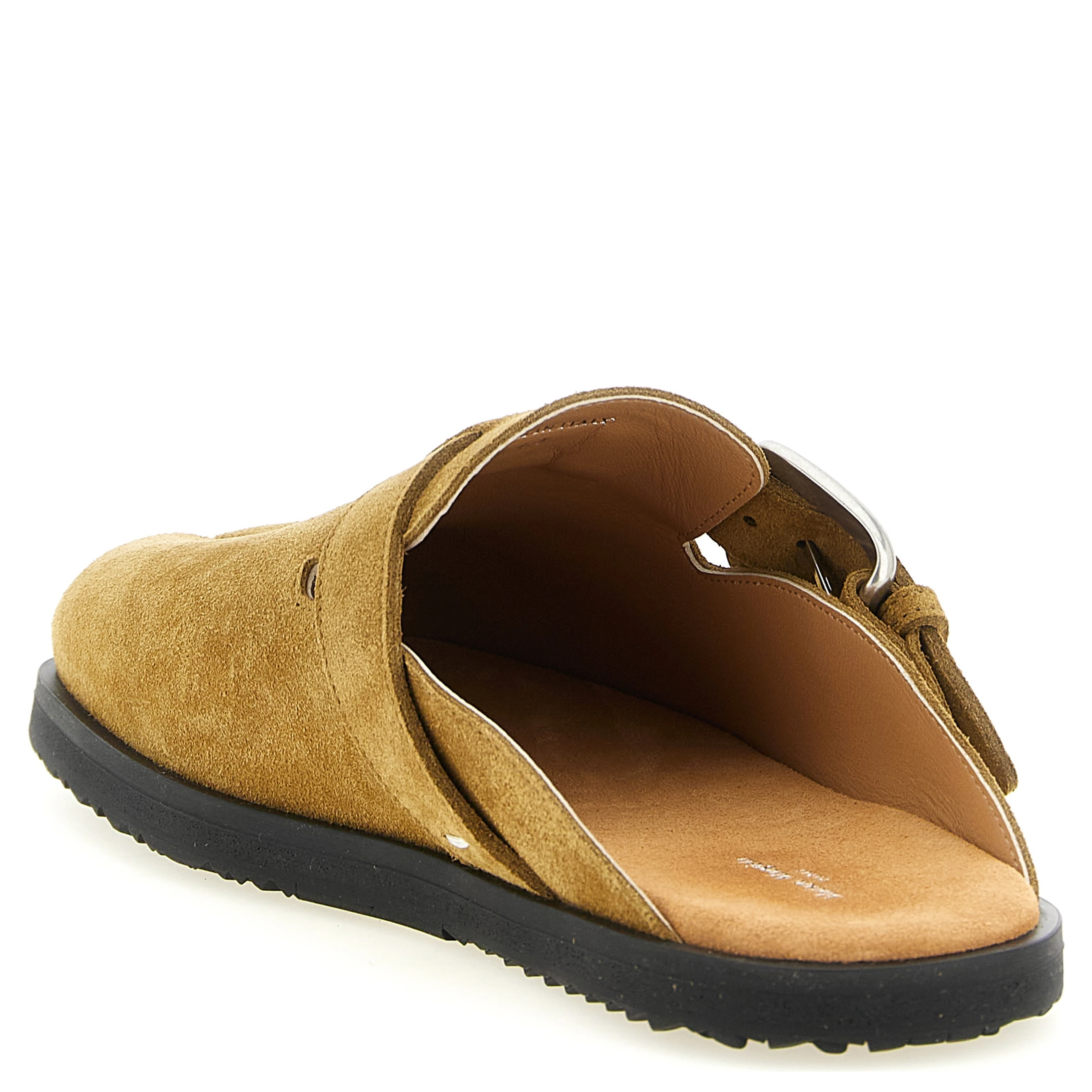 Brown Calfskin Mules