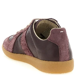 Bordeaux Calfskin Low Top Sneakers