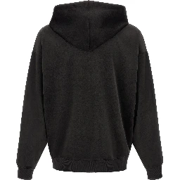 Black Recycled Polyester Sweatshirt
