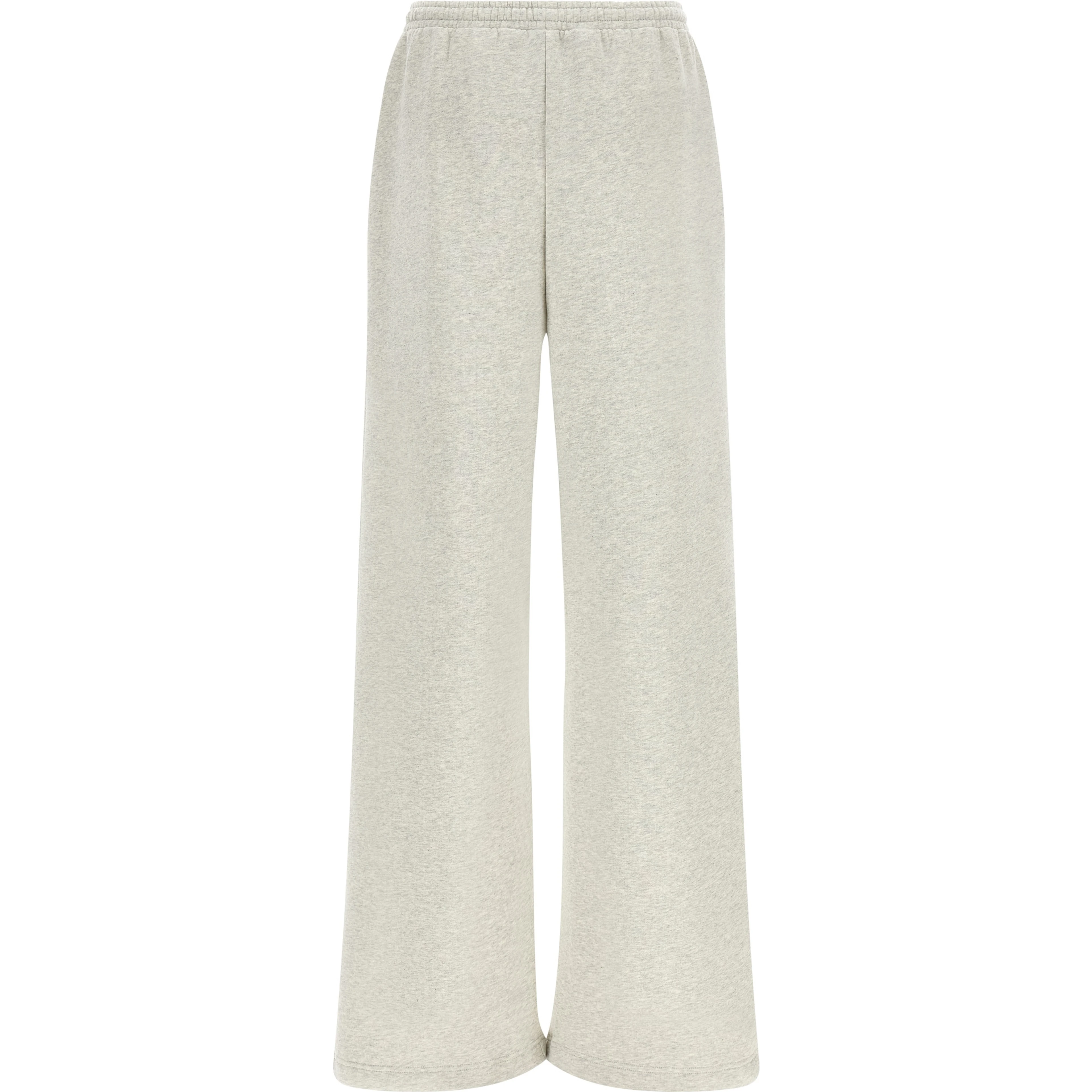 White Organic Cotton Casual Pants