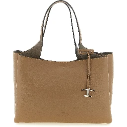 Brown Calfskin Tote Bag