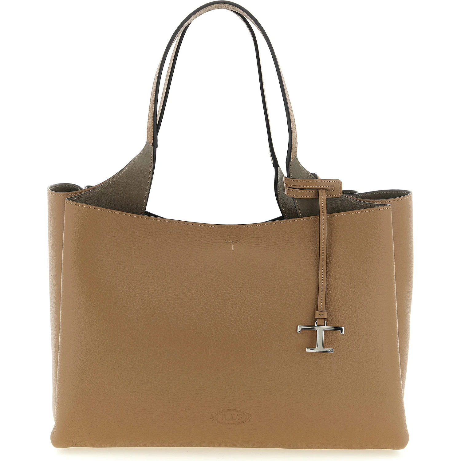 Brown Calfskin Tote Bag