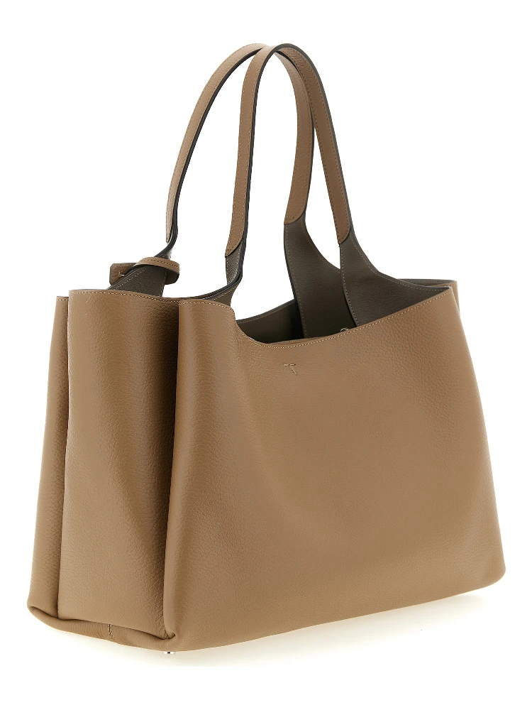 Brown Calfskin Tote Bag alternative