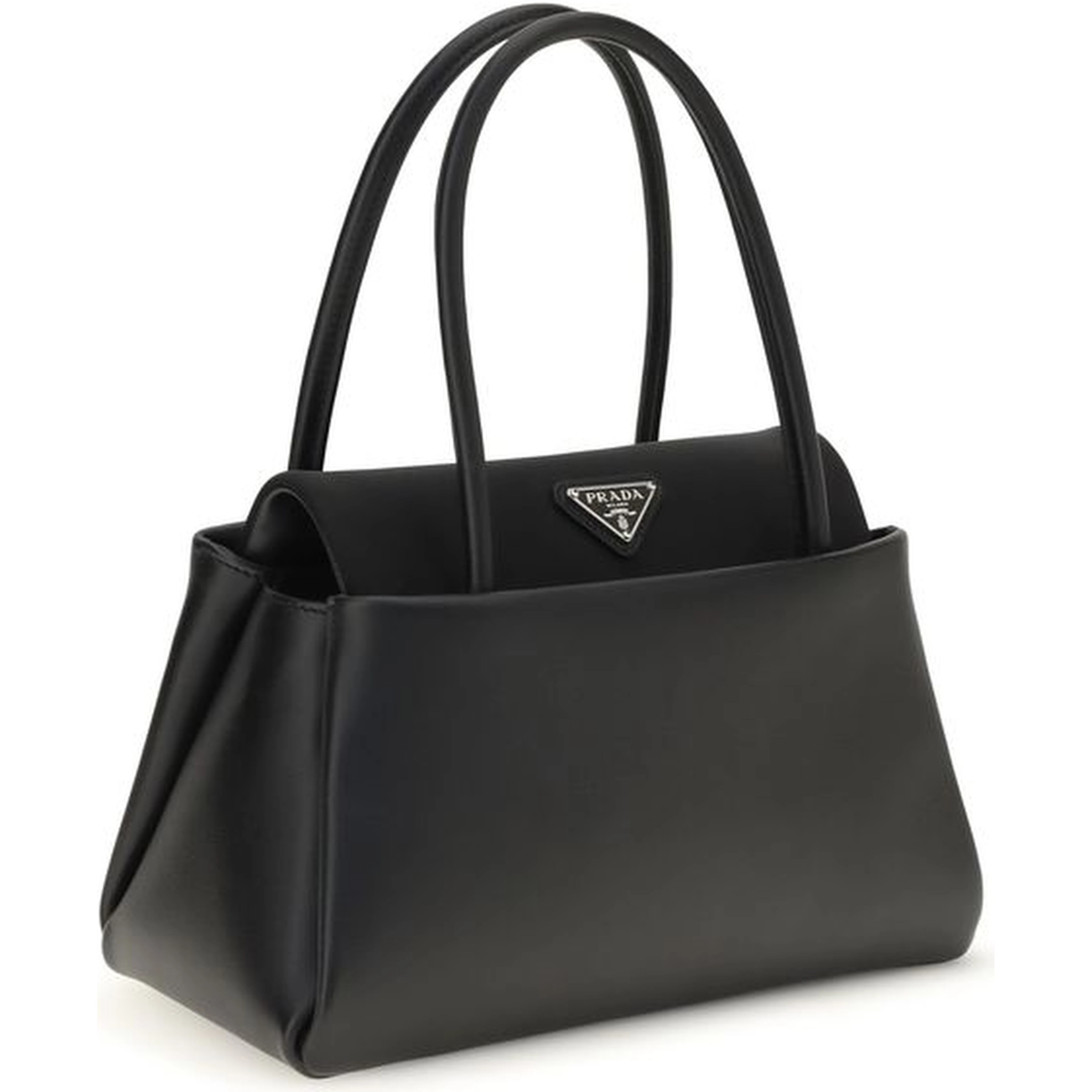 Black Calf Leather Bos Taurus Handbag