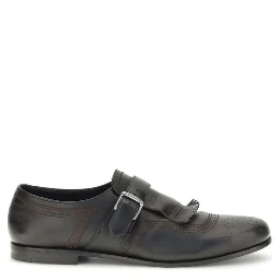 Black Calf Leather Bos Taurus Slip-On Loafers