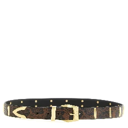 Gray Calfskin Regular Belt