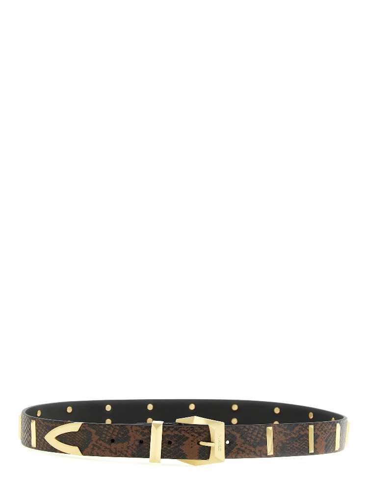 Gray Calfskin Regular Belt