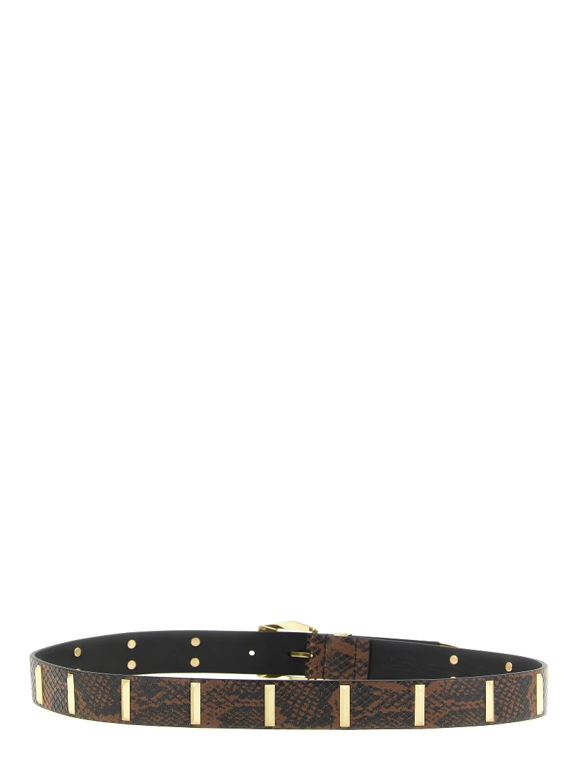 Gray Calfskin Regular Belt