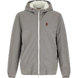 Gray Polyamide Shell Jacket