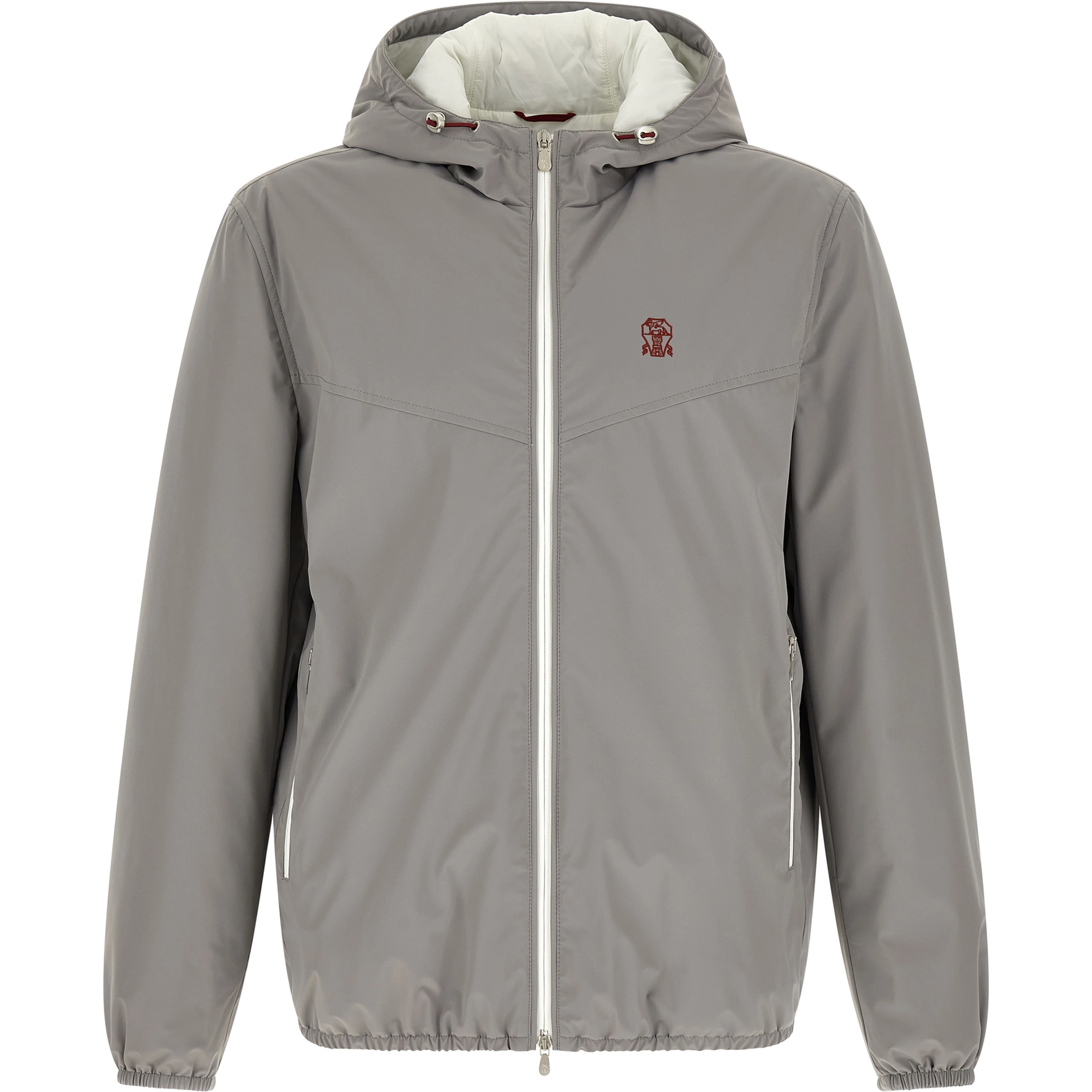 Gray Polyamide Shell Jacket