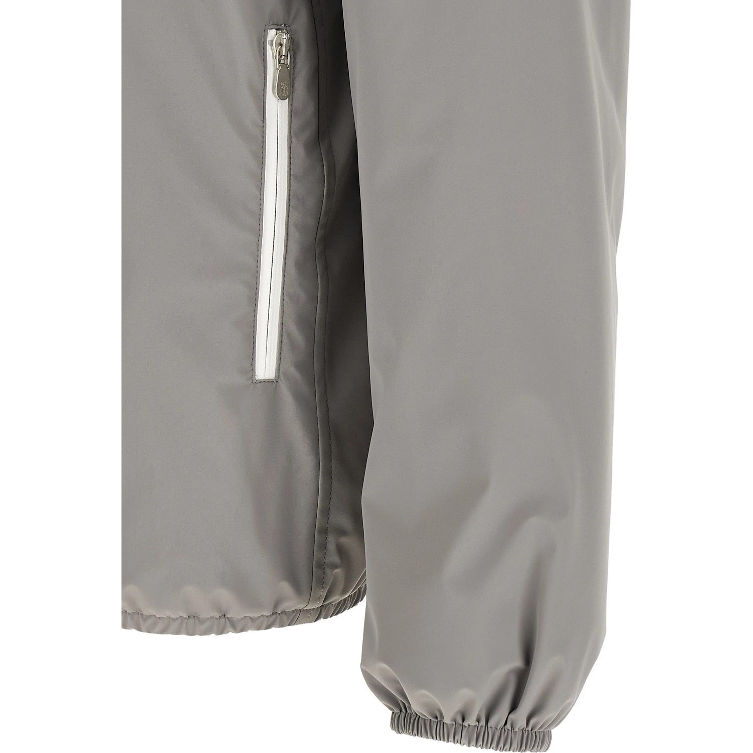 Gray Polyamide Shell Jacket