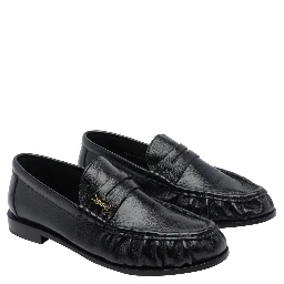 SAINT LAURENT Flat shoes Black