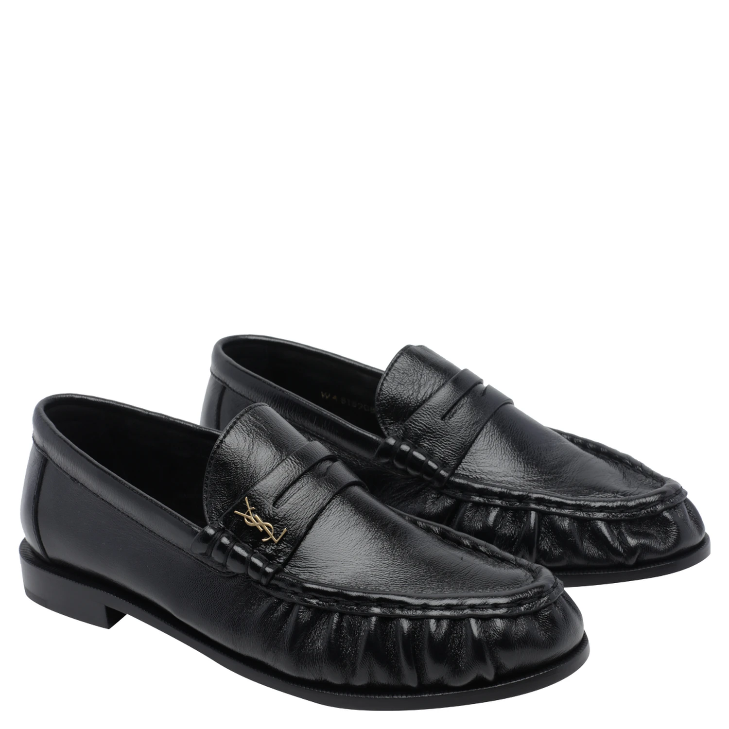 SAINT LAURENT Flat shoes Black