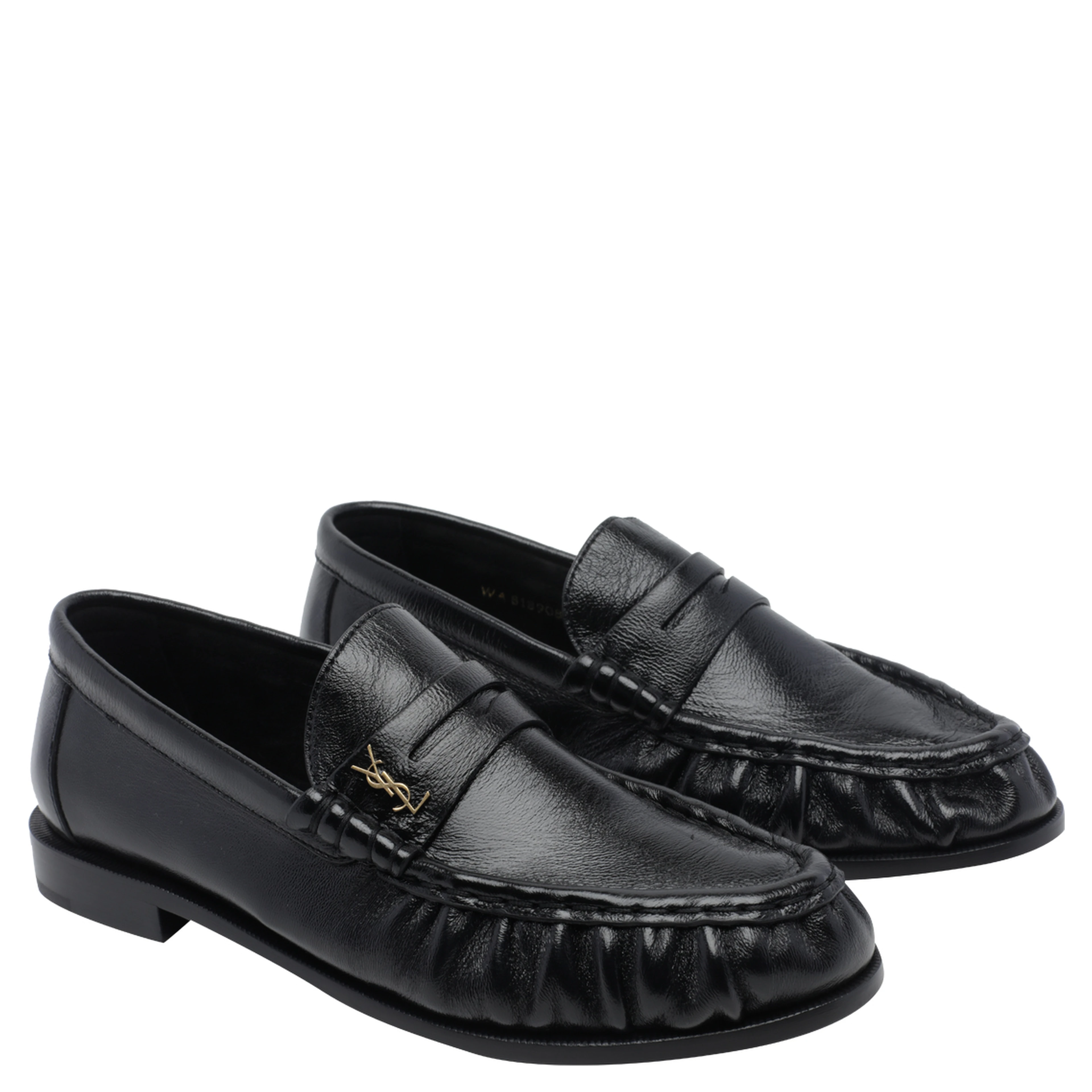 SAINT LAURENT Flat shoes Black