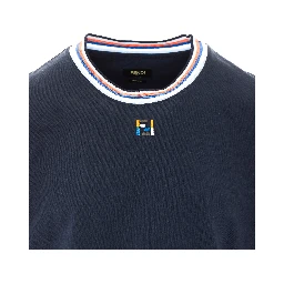 Fendi T-shirts and Polos Blue