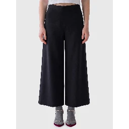 Wide-leg tailored pants