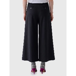 Wide-leg tailored pants