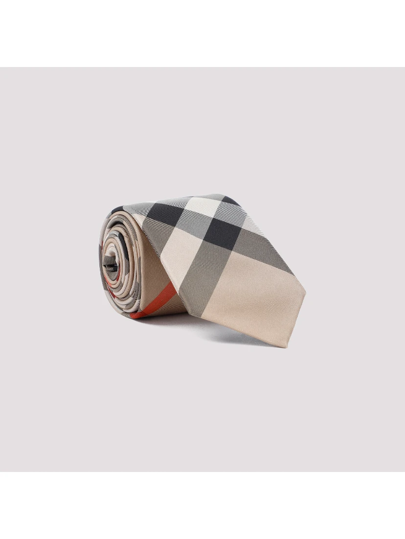 Burberry Classic Cut Check Silk Tie
