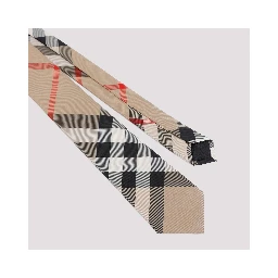 Burberry Classic Cut Check Silk Tie