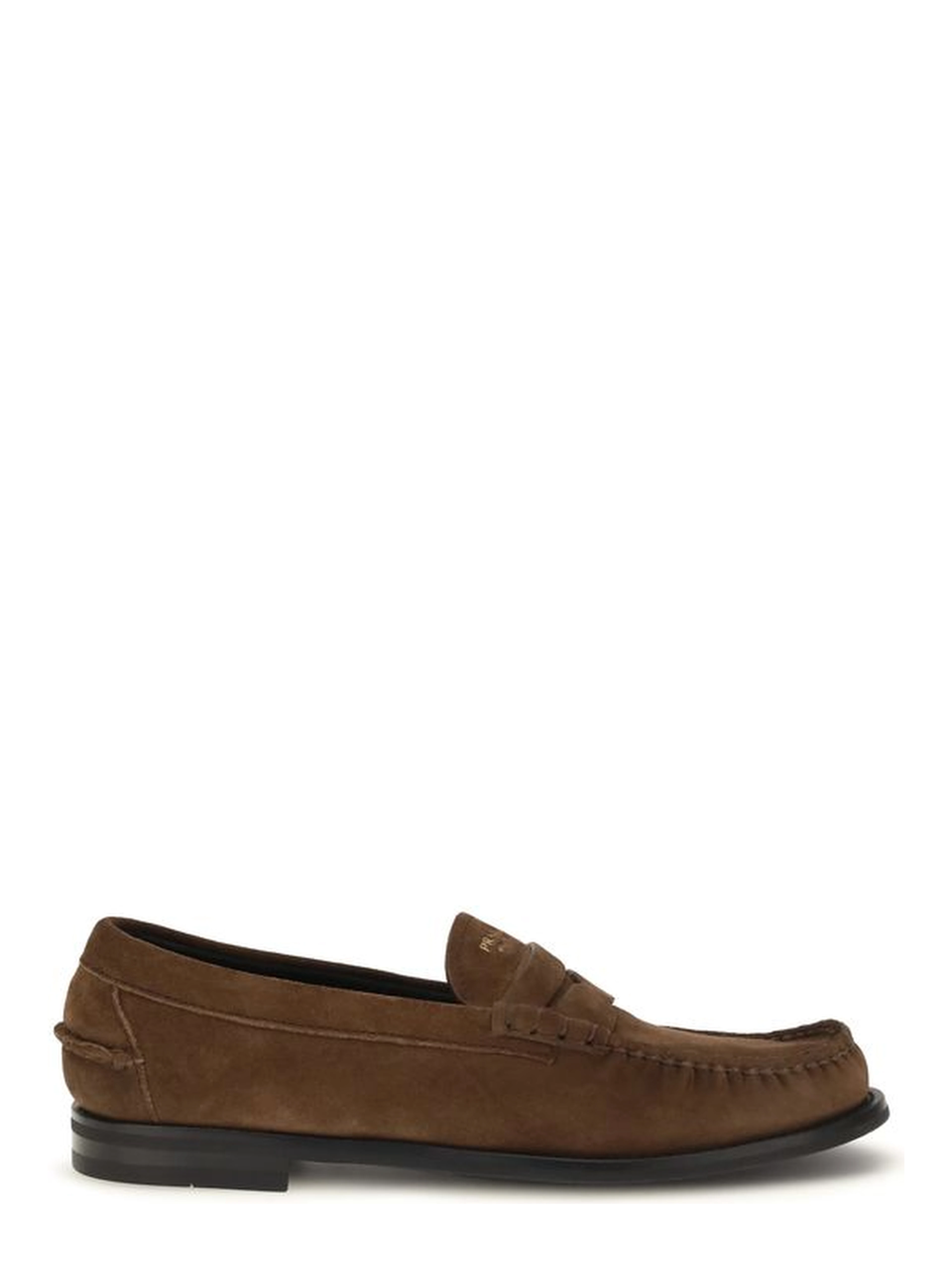 Brown Suede Leather Slip-On Loafers