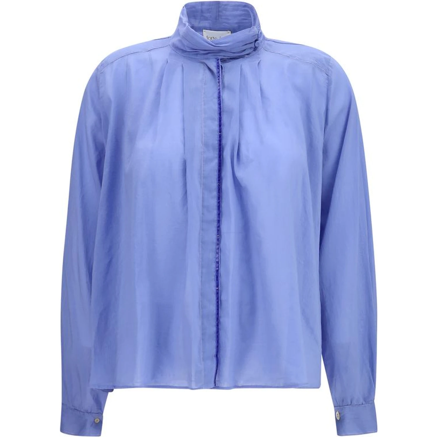 Blue Cotton Blouse