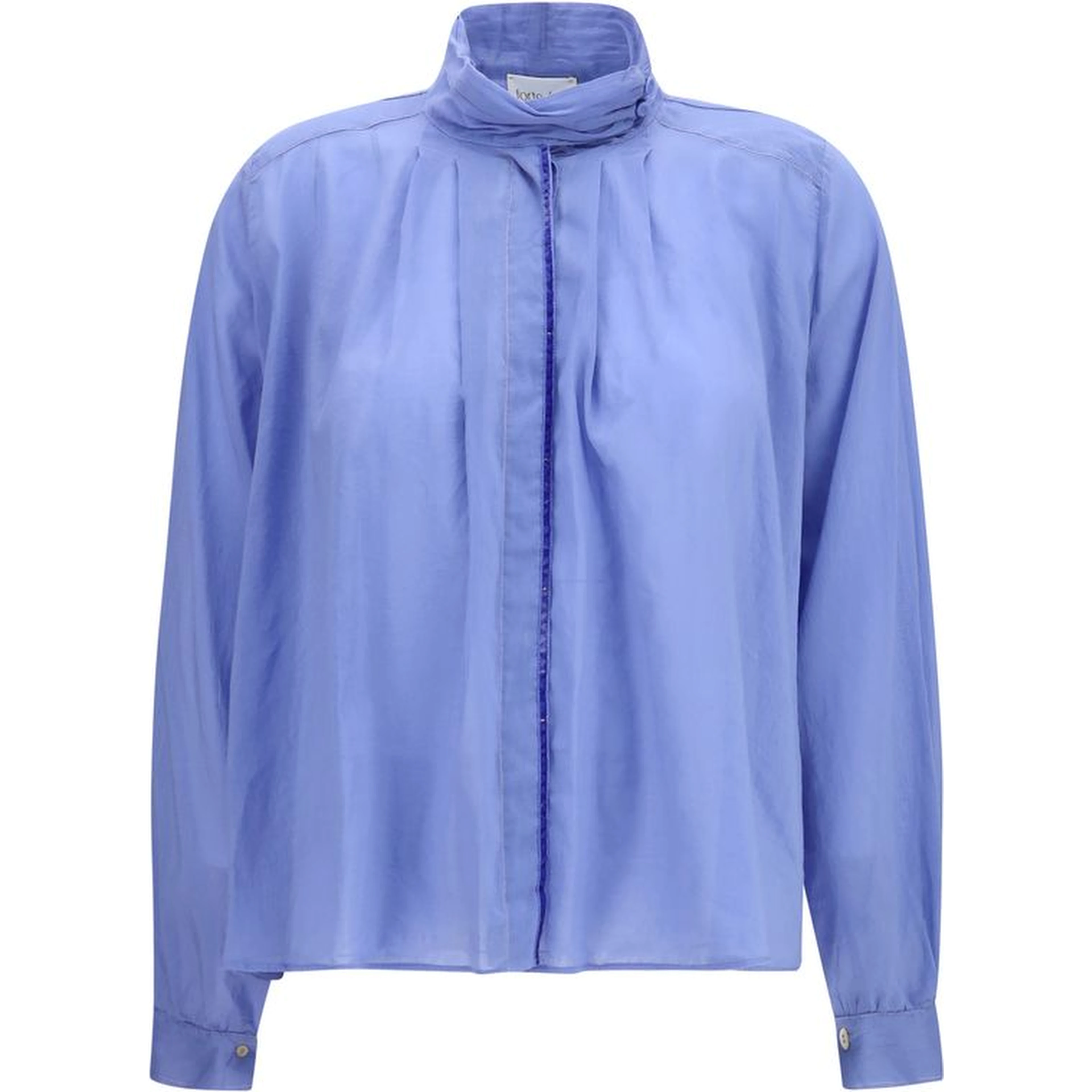 Blue Cotton Blouse