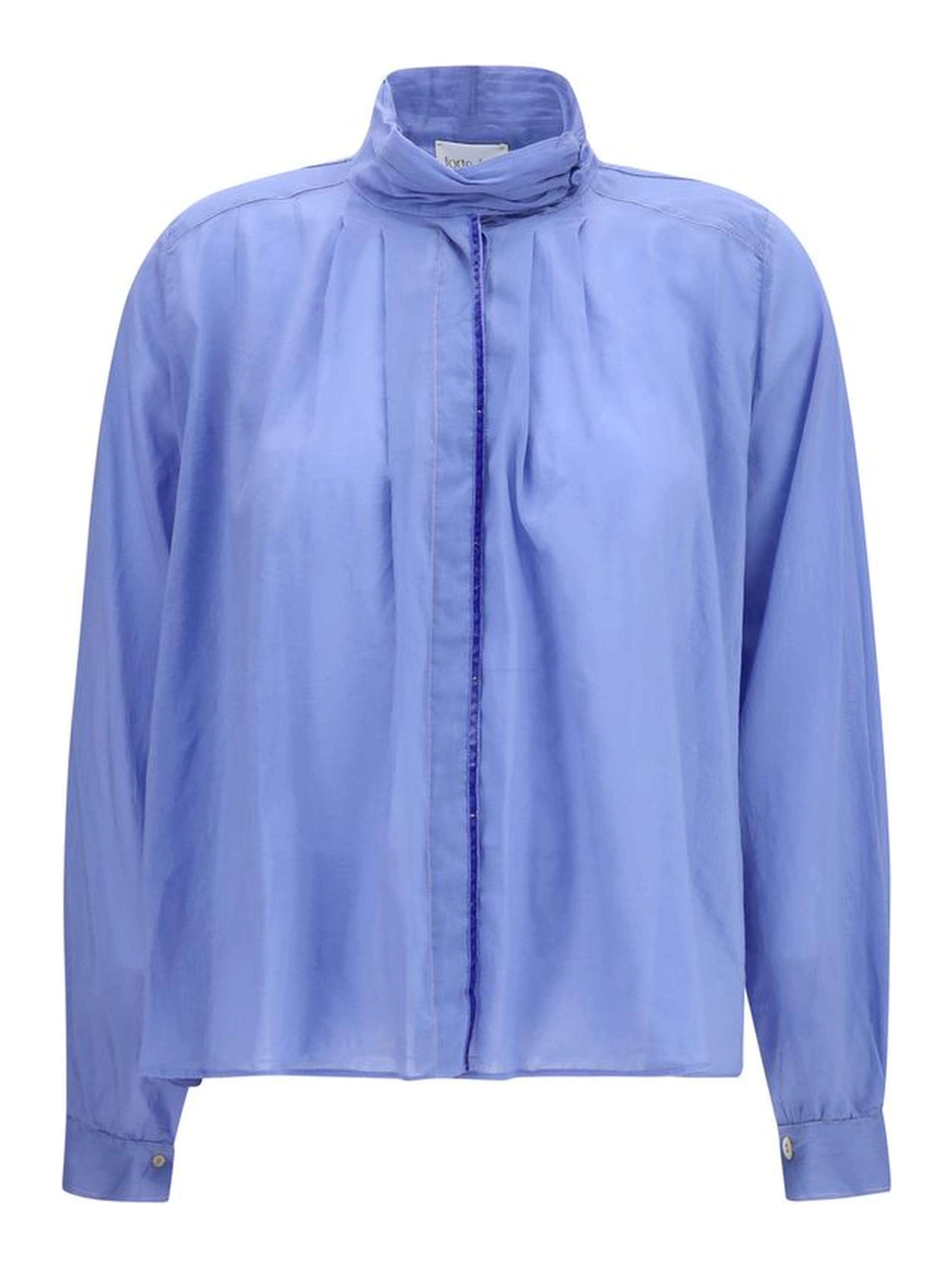 Blue Cotton Blouse