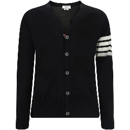 Black Wool Oves Aries Cardigan