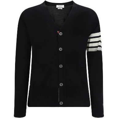 Black Wool Oves Aries Cardigan