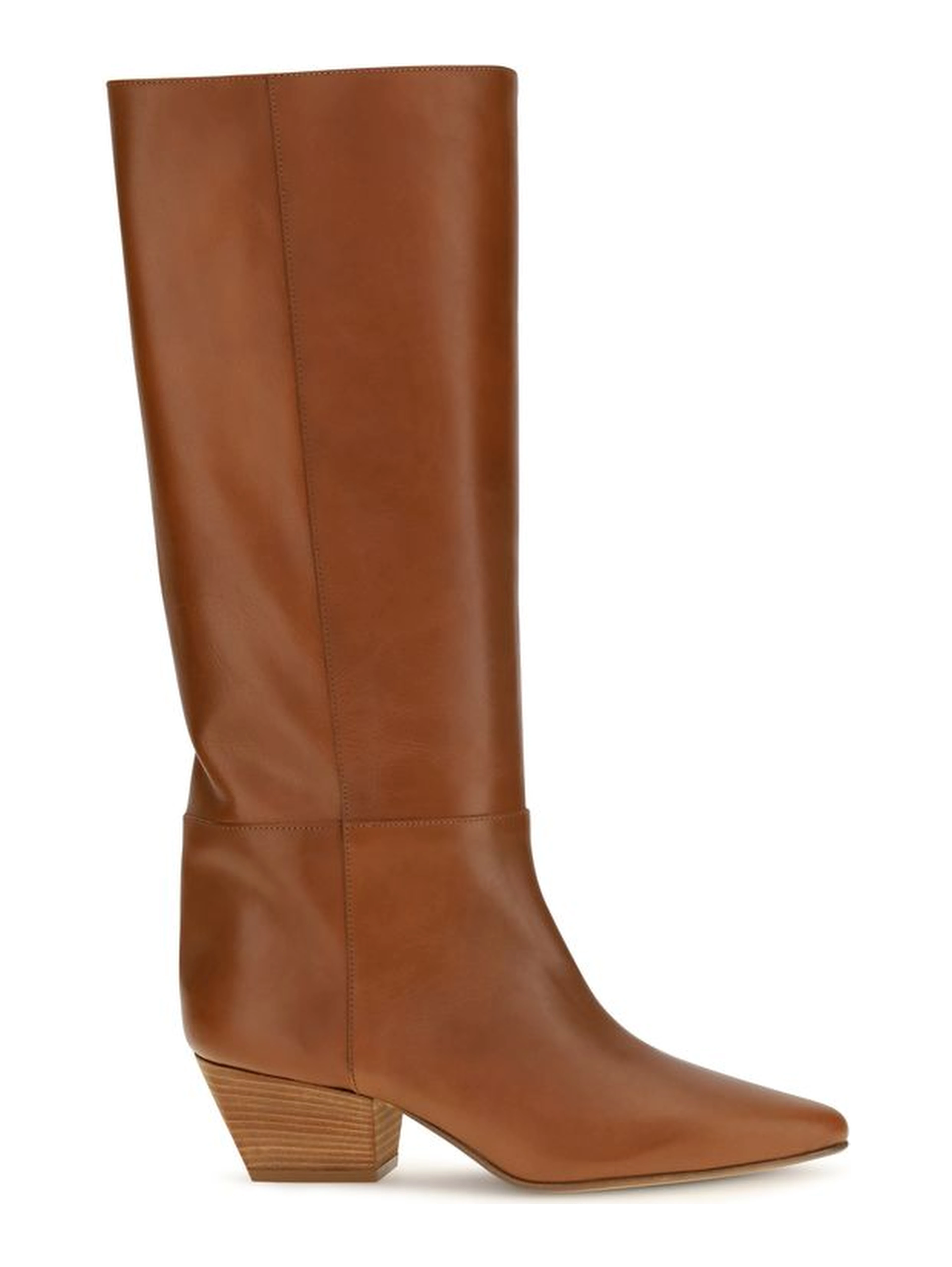 Brown Calf Leather Bos Taurus Ankle Boots