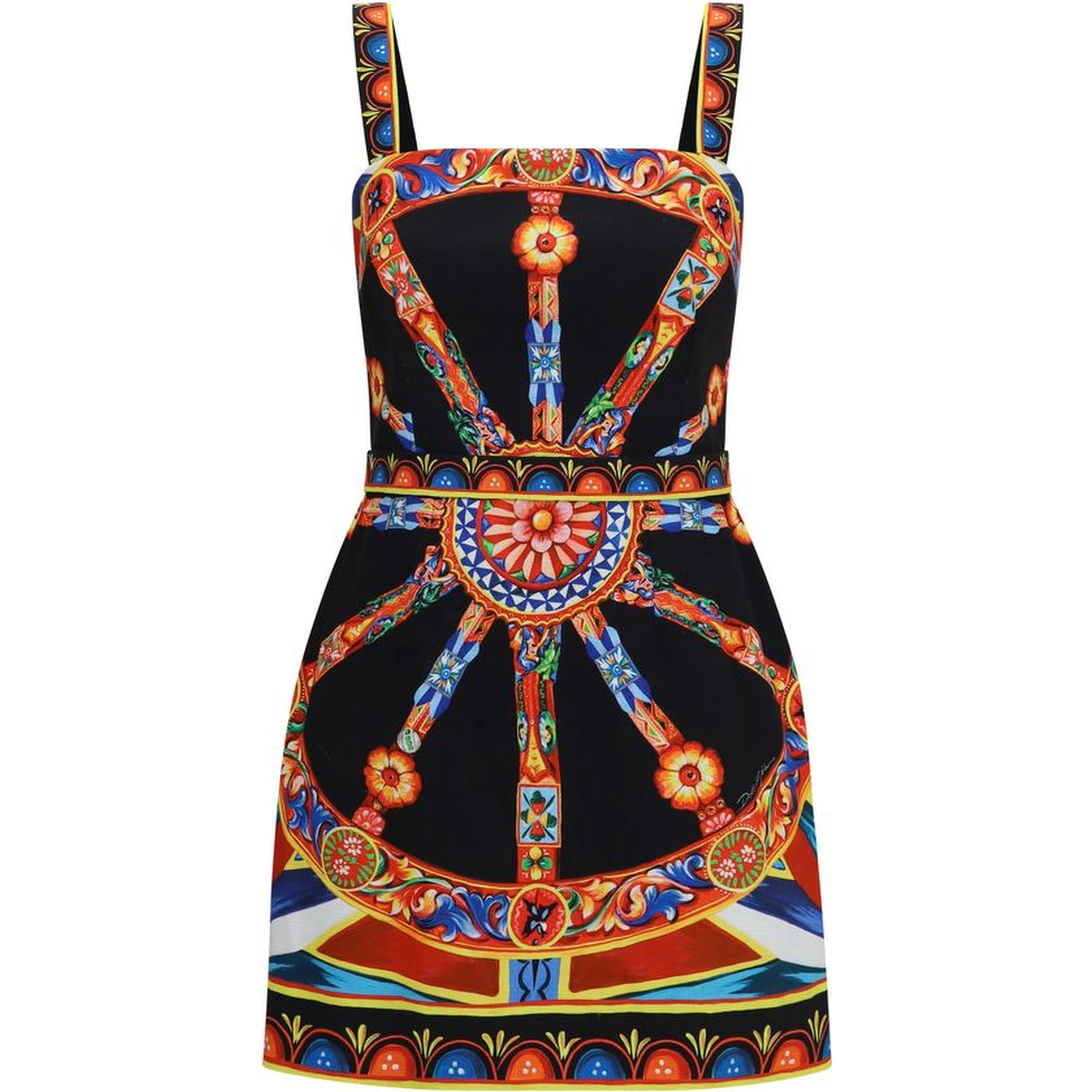 Multicolor Cotton Casual Dress