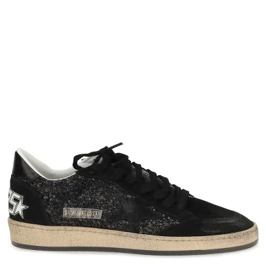 Black Calf Leather Bos Taurus Low Top Sneakers