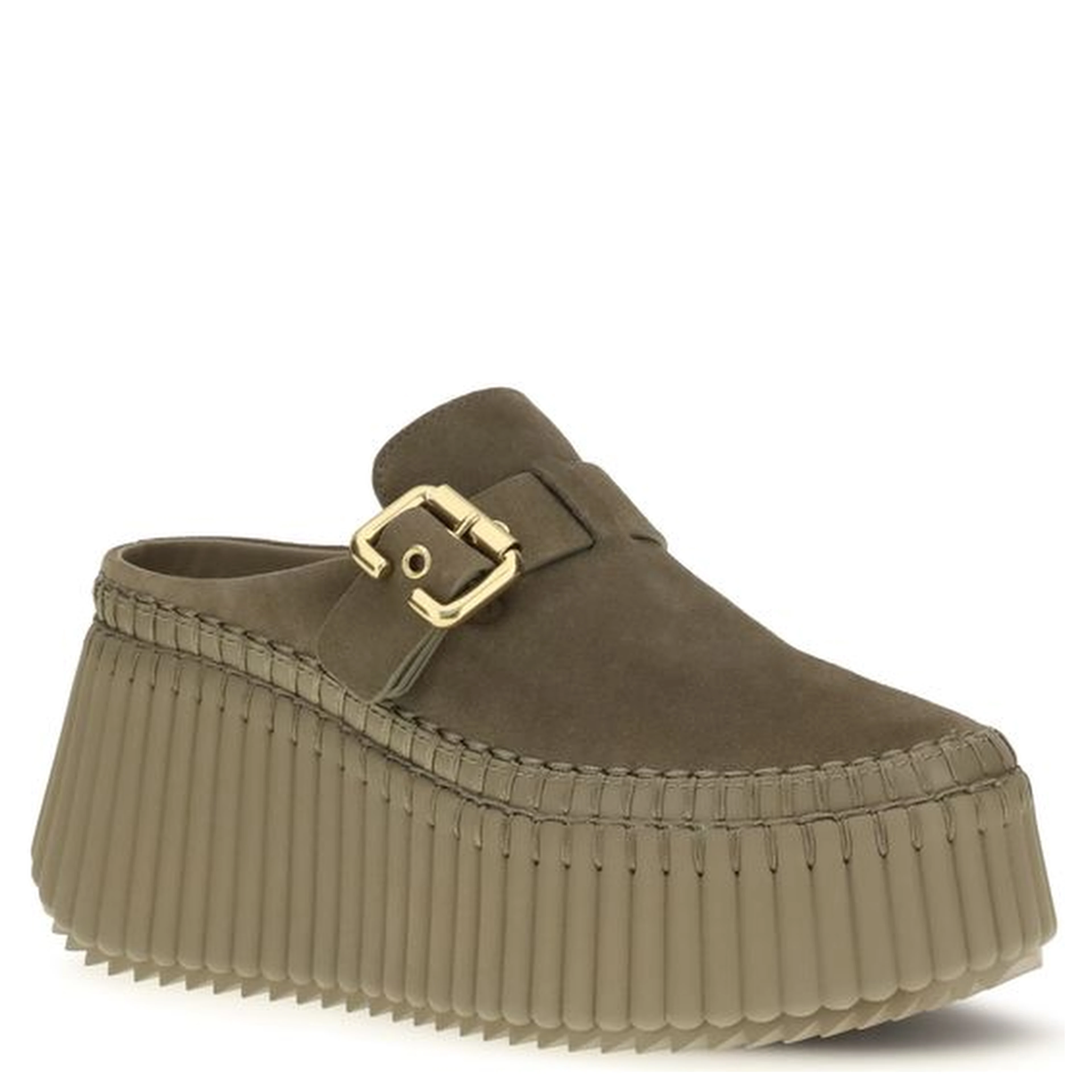 Bicolor Calf Leather Bos Taurus Mules