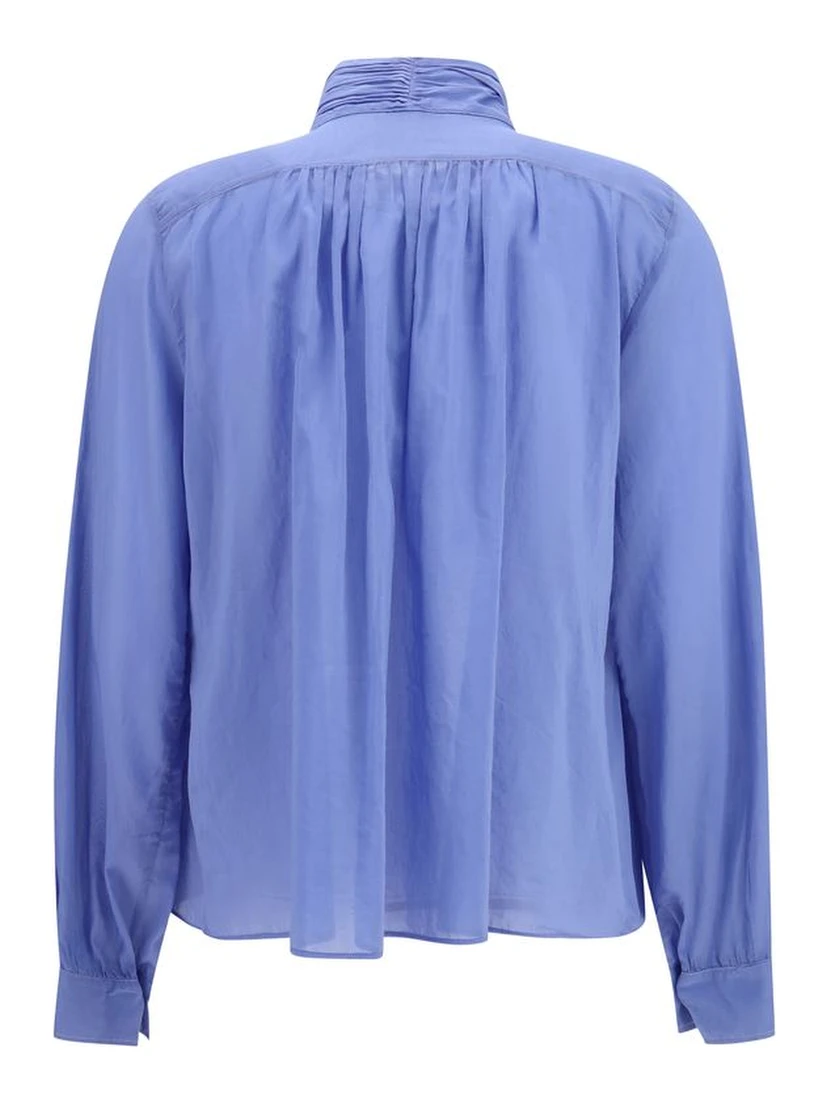 Blue Cotton Blouse