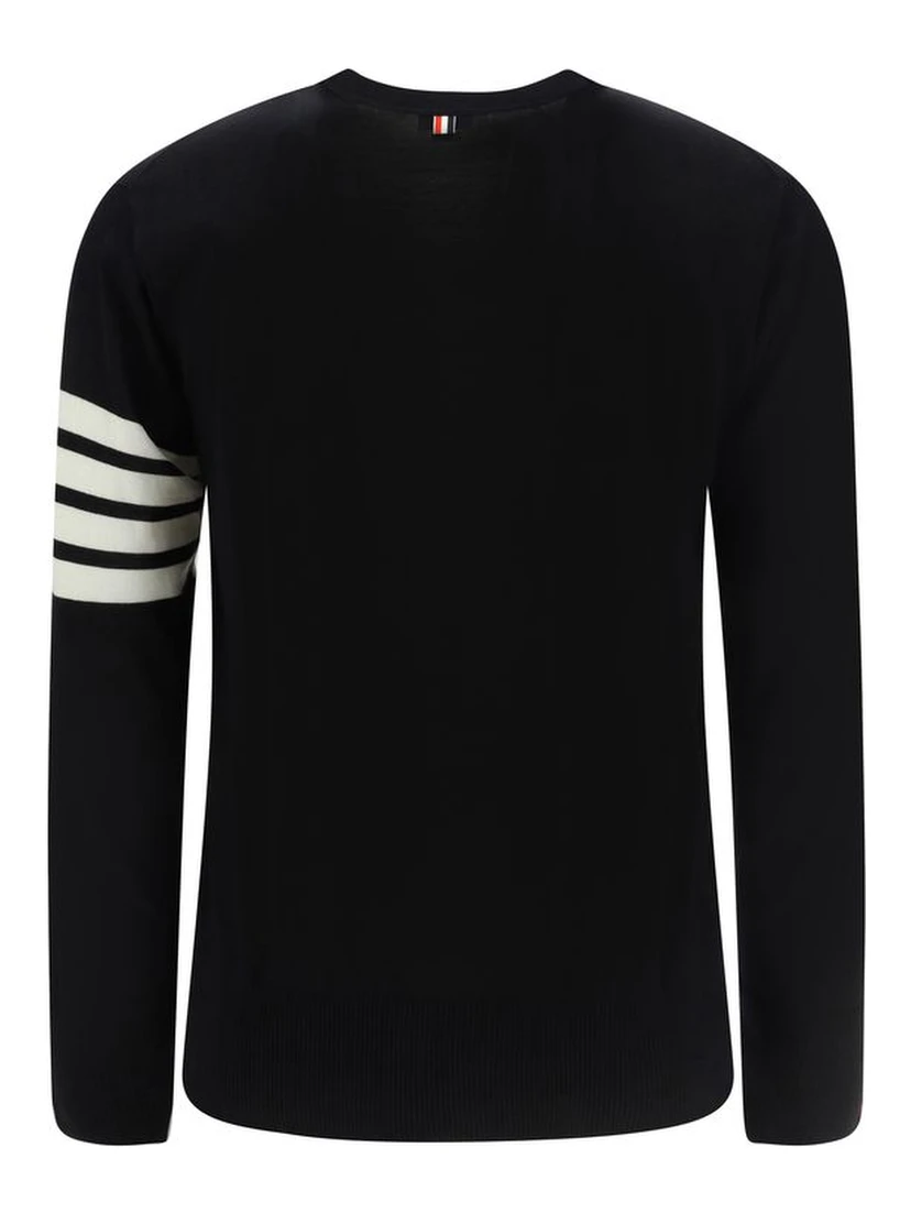 Black Wool Oves Aries Cardigan
