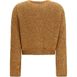 Brown Silk Cardigan