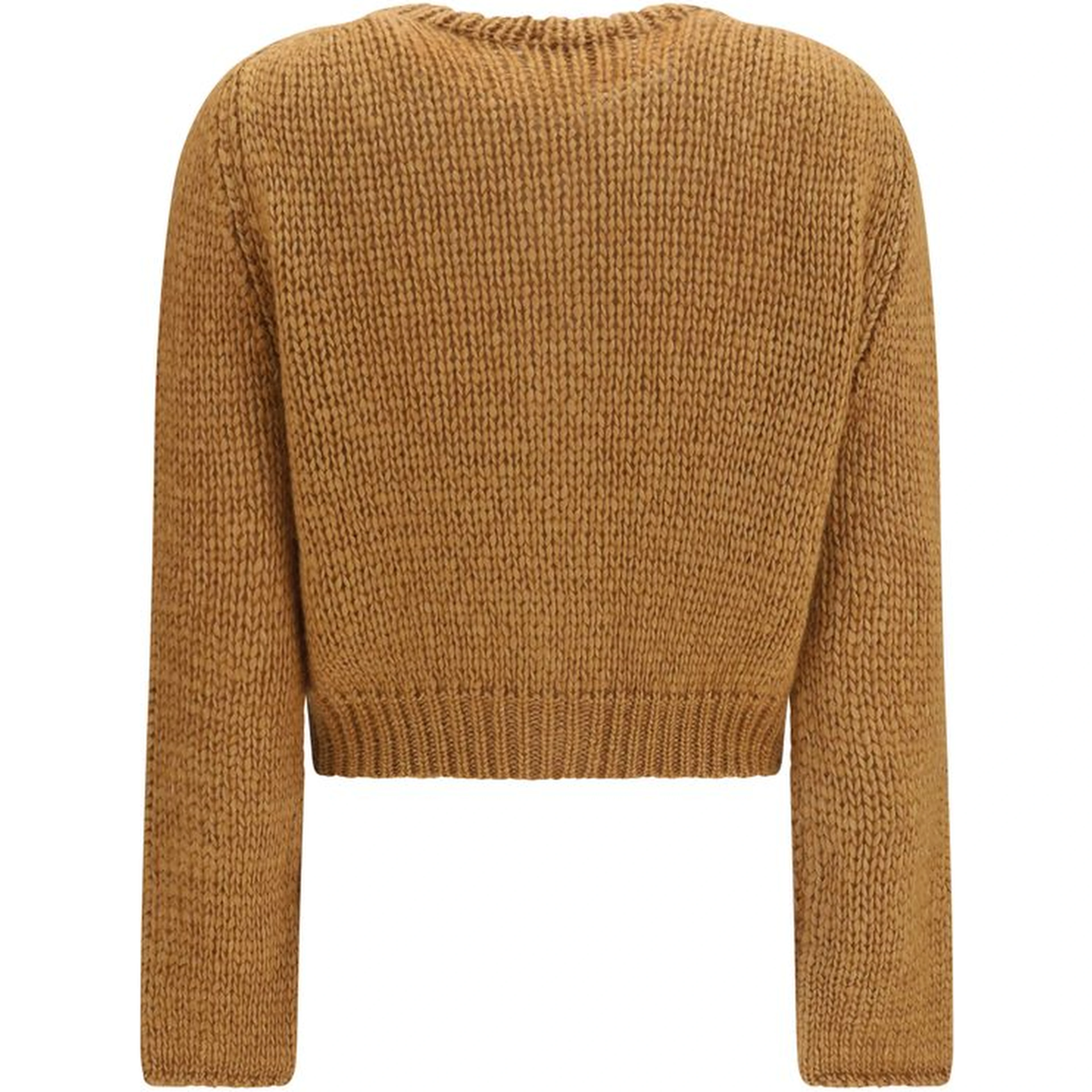 Brown Silk Cardigan