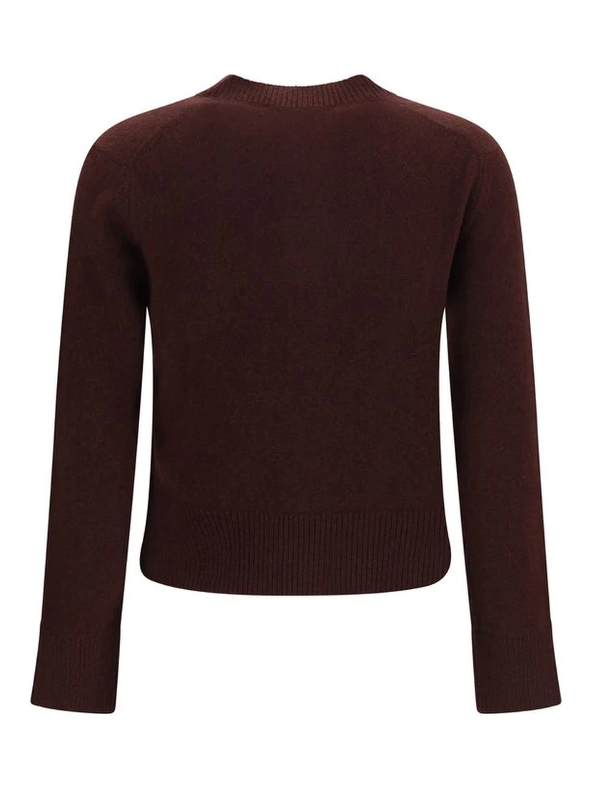 Brown Wool Oves Aries Cardigan