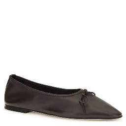 Brown Calf Leather Bos Taurus Ballet Flats