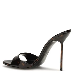 Black Calf Leather Bos Taurus Mules